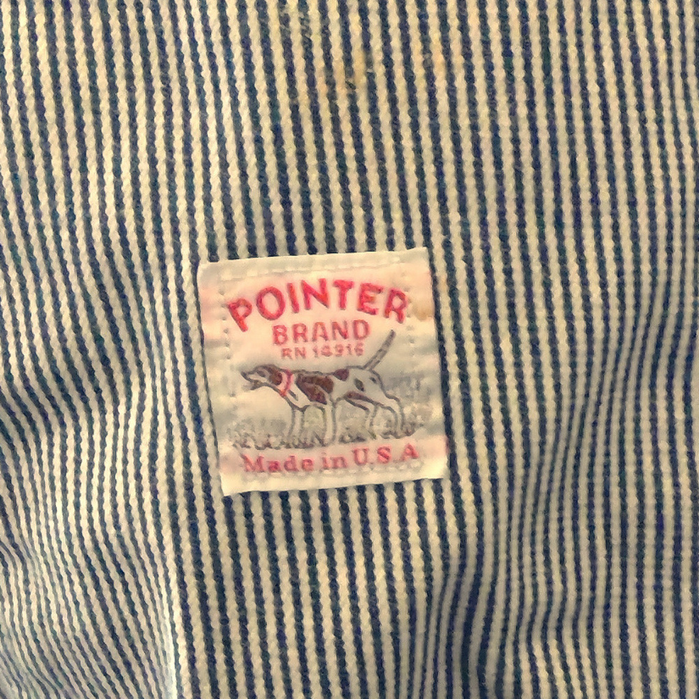 Pointer Brand Hickory Stripe Carpenter Jeans